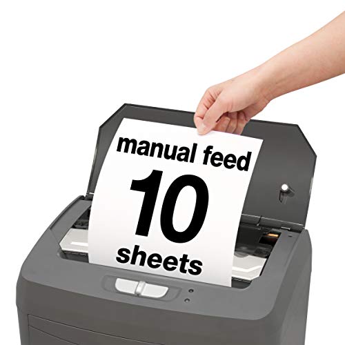 BOXIS AutoShred® 120-Sheet Auto Feed Microcut Paper Shredder (AF120)