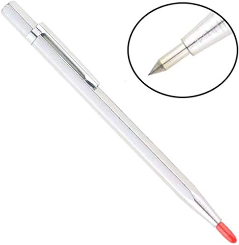 RLECS 2pcs 5.7inch Carve Engraver Scribe Scriber Tool for Stainless Steel/Ceramics/Glass,Carving Tungsten Carbide Scribe and Etching Pen