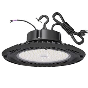 BFT LED High Bay Light 240W UFO 5000K 36,000LM,1-10V Dimmable,1000W HID/HPS Replacement,UL 5-Foot Cable,UL Certified Driver IP65,Hook Mount,Shop Lights,Garage,Factory,Warehouse,Workshop,Area Light.