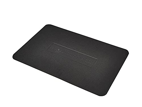 AmazonCommercial 3/4" Rectangular Anti Fatigue Ergo Comfort Standing, 32x20, 1 Mat, Black, Solid