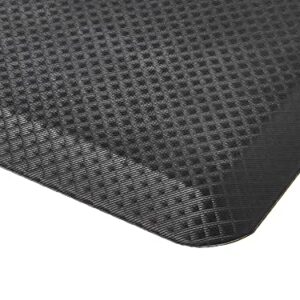 AmazonCommercial 3/4" Rectangular Anti Fatigue Ergo Comfort Standing, 32x20, 1 Mat, Black, Solid