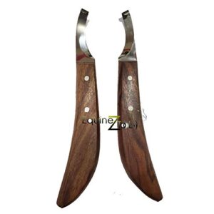 equinez tools farrier hoof knives set of left and right handed razor edge sharped stainless steel