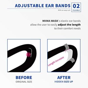 MIIMA MASK [30 pcs] Individually packaged disposable KF94 Masks : Small [MADE IN KOREA] - White