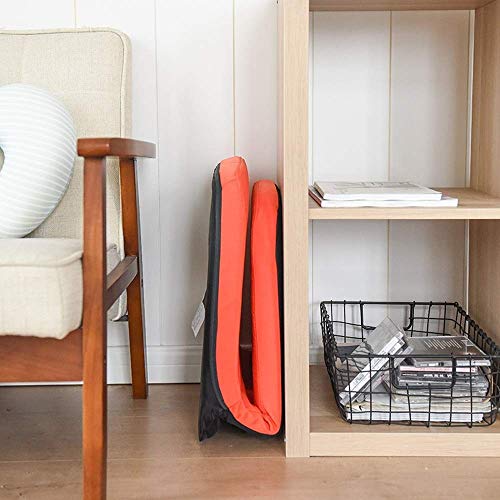 GYDJBD Lazy Sofa,Lazy Couch Tatami Mat Without Legs Foldable Small Sofa Bed Cushion Back Chair Lazy(50cmx39cmx38cm Orange)