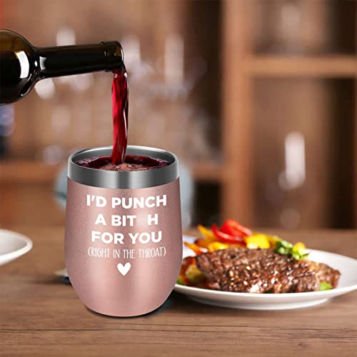 Fairy's Gift Wine Tumbler - BFF Gifts for Women - Best Friend Birthday, BFF Birthday Gifts, Friendship Gifts for Best Friend - Mothers Day, Birthday Gifts for Friends Female, Sister, Mom