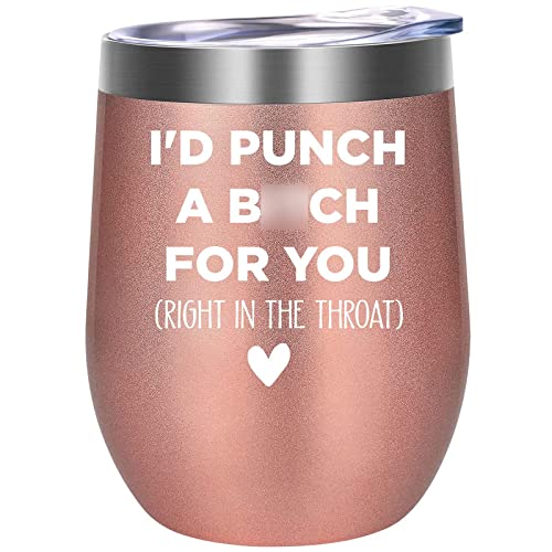 Fairy's Gift Wine Tumbler - BFF Gifts for Women - Best Friend Birthday, BFF Birthday Gifts, Friendship Gifts for Best Friend - Mothers Day, Birthday Gifts for Friends Female, Sister, Mom