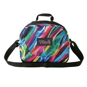 tilami lunch bags insulated adjustable strap zipper, water-resistant cooler bags, bento bags for kids toddlers, colors