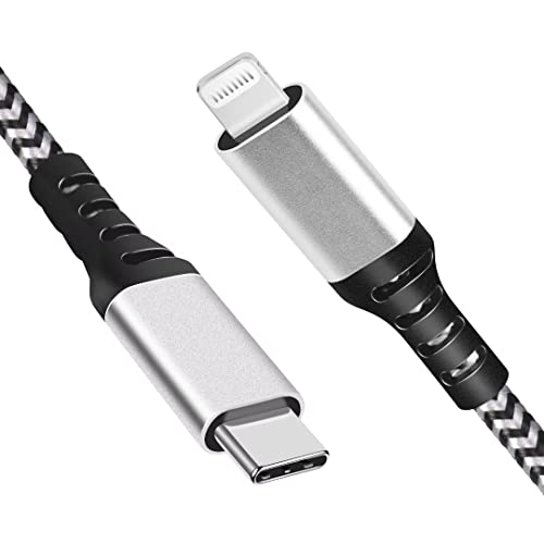 Deegotech USB C to Lightning Cable, [MFi Certified] 10ft iPhone Fast Charger, Long Nylon Lightning Cable Compatible with iPhone 14/14 Pro Max/14 Pro/13/12/11, iPad, Airpods (3m)