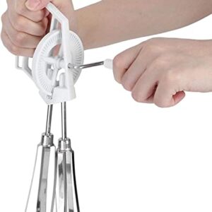 Stainless Steel Handheld Manual Egg Blender Mixer Beater Home Kitchen Practical Cooking Tool