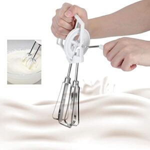 Stainless Steel Handheld Manual Egg Blender Mixer Beater Home Kitchen Practical Cooking Tool