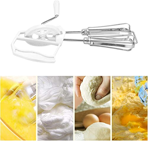 Stainless Steel Handheld Manual Egg Blender Mixer Beater Home Kitchen Practical Cooking Tool