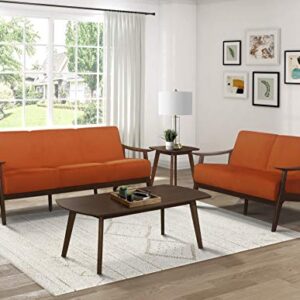 Lexicon Savry Living Room Sofa, Orange