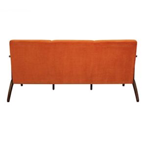 Lexicon Savry Living Room Sofa, Orange