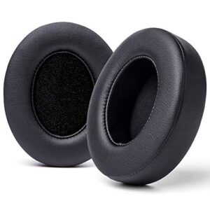 WC Earpads and SweatZ Protective Ear Covers Compatible with Beats Studio 2 & 3, Wired and Wireless | Not for Beats Solo | Black & Black