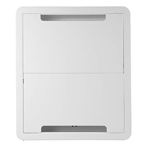 Legrand - OnQ 17 Inch Structured Media Enclosure, Electrical Box, Cable Management Box Dual Purpose In Wall Enclosure for TV Device Storage and Media Distribution, Recessed Media Box, White, ENP1700NA