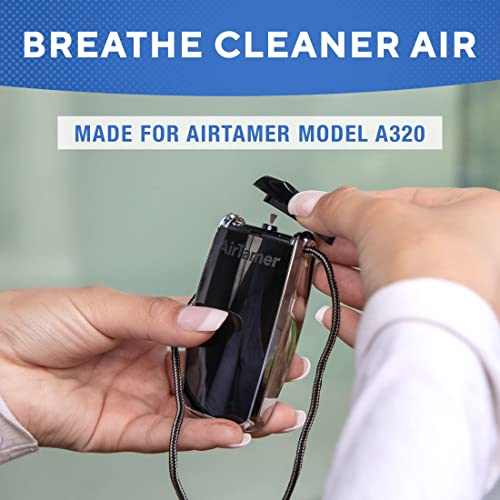 AirTamer Personal Air Purifier Replacement Negative Ion Emitter Cartridge - Made for AirTamer Model A320 (Black)