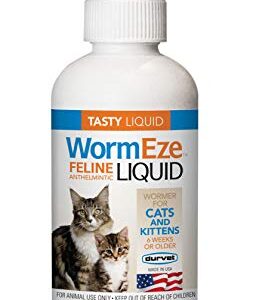 Durvet Wormeze Feline Liquid Wormer for Cats & Kittens 4oz.…