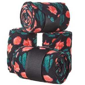 mustang manufacturing company cactus rose 4 pack polo wraps