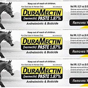 Durvet Duramectin Equine Wormer Paste - 3 Tubes