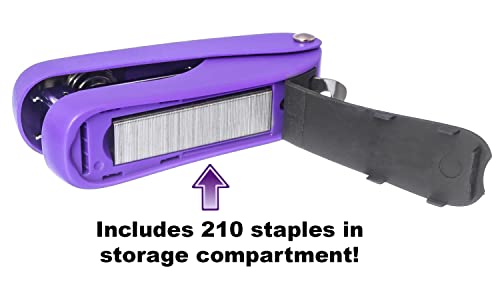 Aria-Plus Half-Strip Mini Stapler (Purple)