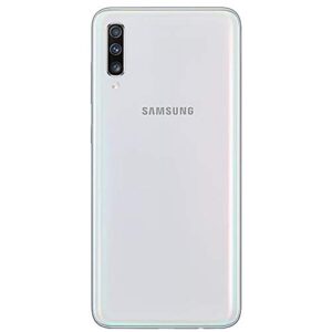 Samsung Galaxy A70 (128GB, 6GB RAM) 6.7" Display, On-Screen Fingerprint, 25W Super-Fast Charging, Global 4G LTE GSM Factory Unlocked A705MN/DS (International Version, No Warranty) (White)