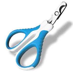 gonicc professional pet nail clippers and trimmer - best for cats, small dogs and any small pets. sharp angled blade pet nail trimmer scissors.