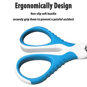 gonicc Professional Pet Nail Clippers and Trimmer - Best for Cats, Small Dogs and Any Small Pets. Sharp Angled Blade Pet Nail Trimmer Scissors.