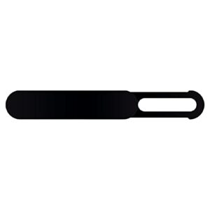 C-SLIDE Razor Webcam Cover | Ultra-Thin Sliding Camera Blocker | 2.38” x 0.48” by 0.8mm Thin | Camera Blocker for Computers, Tablets, Echos, Chromebook & More | Make Security a Priority | Black