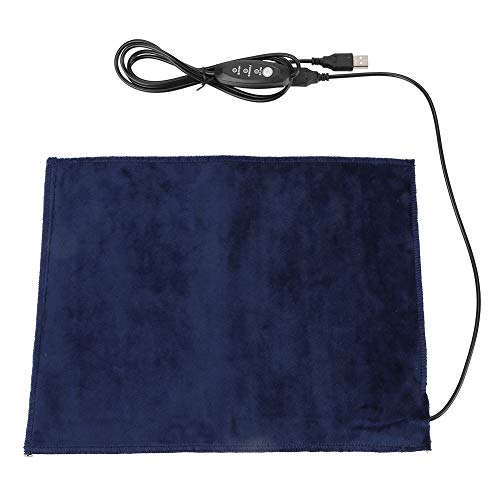 5V USB Electric Cloth Heater Pad, Heating Element for Muscle Pain Relief Clothes Seat Pet Warmer, 9" x 12"