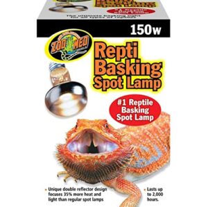 zoo med repti basking spot lamp replacement bulb 150 watts - pack of 6