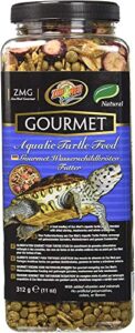 zoo med gourmet aquatic turtle food 11 oz - pack of 2
