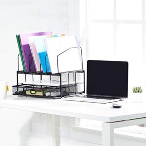 Amazon Basics Mesh Seven Slot File Organizer