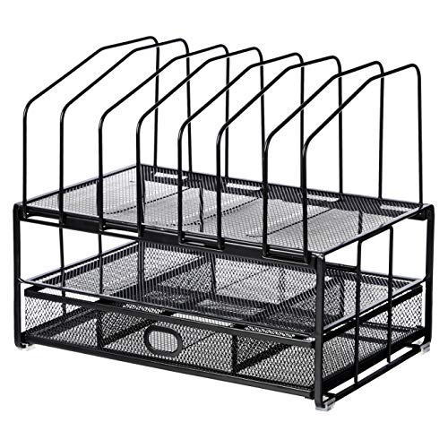 Amazon Basics Mesh Seven Slot File Organizer