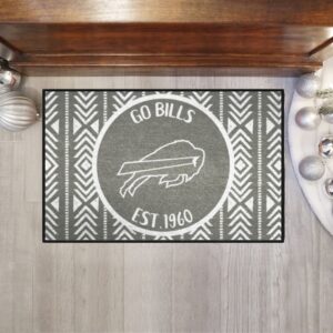 FANMATS 26161 Buffalo Bills Southern Style Starter Mat Accent Rug - 19in. x 30in. | Sports Fan Home Decor Rug and Tailgating Mat