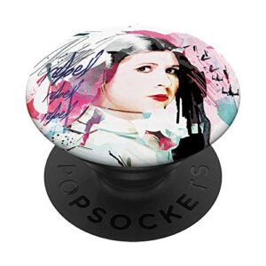 star wars princess leia rebel rebel popsockets popgrip: swappable grip for phones & tablets