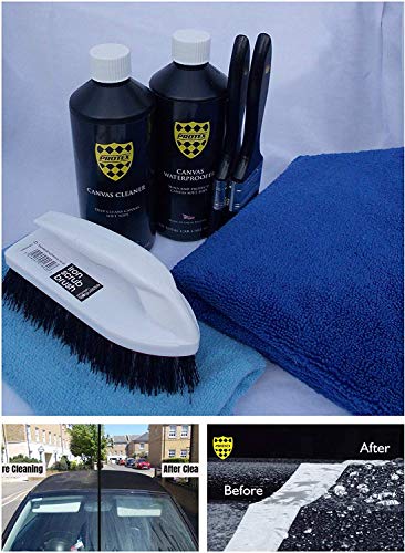 PROTEX Convertible Soft Top Care Kit with Canvas Cleaner & Waterproofer - 500ml, THE COMPLETE CARE KIT