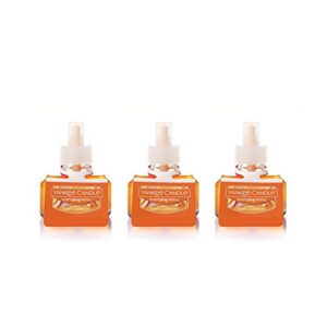 yankee candle 3 pack scentplug refill 0.6 oz, honey clementine