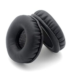 Ear Pads Cushion Earpads Pillow Foam Replacement Compatible with Logitech A-00006 ClearChat Headphones (Black)