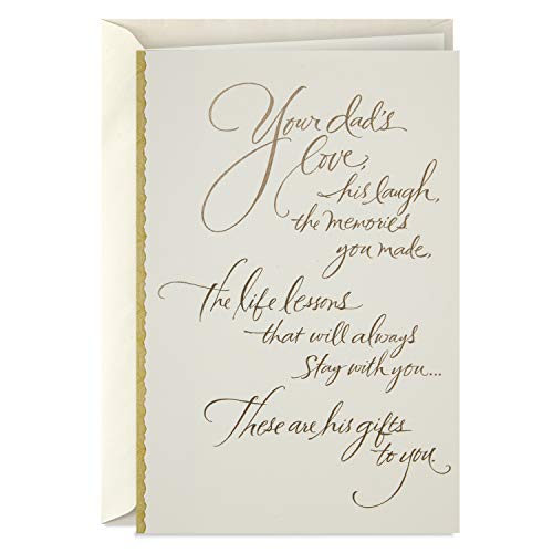 Hallmark Sympathy Card for Loss of Dad (Gifts to You)