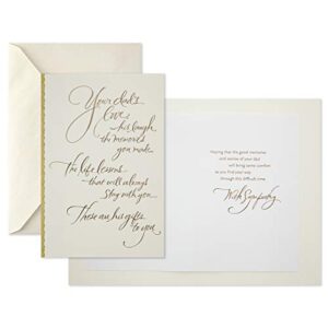 Hallmark Sympathy Card for Loss of Dad (Gifts to You)