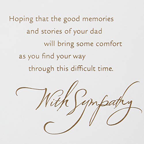 Hallmark Sympathy Card for Loss of Dad (Gifts to You)