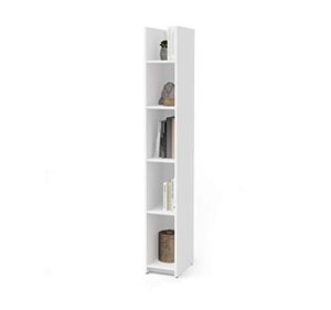 bestar small space 10“ narrow shelving unit in white