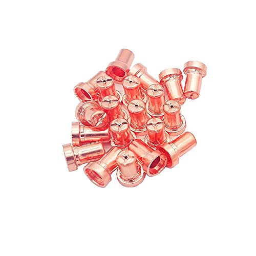 Donwind 80pcs PT-31 JG-40 WSD-LG40 Plasma Electrode Tips Nozzle Extended Shroud Shield Cup Kit Fit Cut 50D 50 40 Plasma Cutter