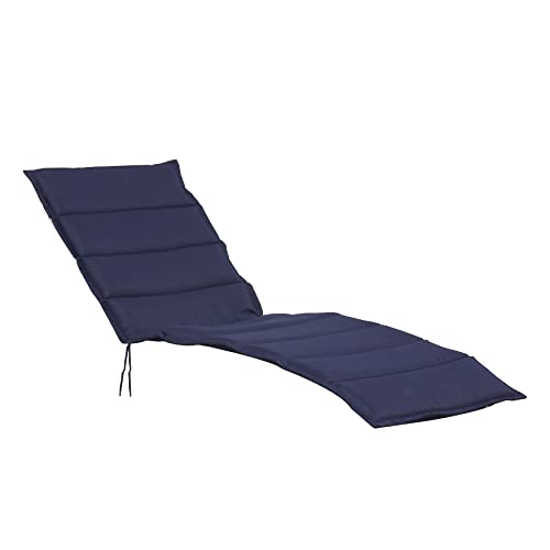 Creative Living Portable,Folding Cushion for Outdoor Chaise Lounge, 1 Count (Pack of 1), Blue 39 Pound