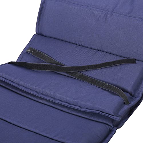 Creative Living Portable,Folding Cushion for Outdoor Chaise Lounge, 1 Count (Pack of 1), Blue 39 Pound