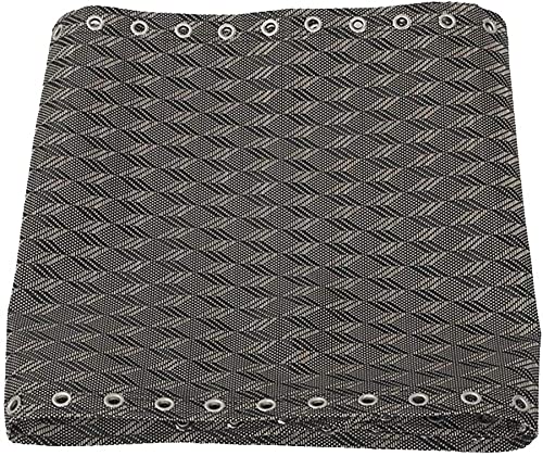 Marsrut Replacement Fabric Cloth for Zero Gravity Chair, Patio Lounge Couch Recliners 63x17inch - Rhombus- Grey- Without Expert Assembly