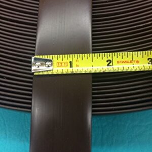 1.5" x 10' Vinyl Outdoor Patio Lawn Furniture Repair Strap Strapping - Dark Brown