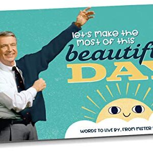 Papersalt Mister Rogers Merchandise - Let's Make The Most of This Beautiful Day Book of Quotes