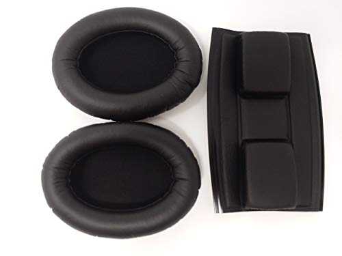 Sennheiser BUNDLE Genuine Replacement Ear Pads & Headband Cushions for Sennheiser HD280 HD280-Pro HD281 HMD280 HMD281 Headphones