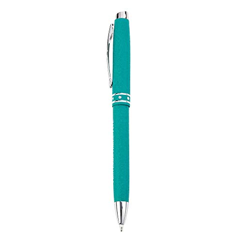 Trust In The Lord Teal Stylish Classic Pen in Matching Gift Case - Proverbs 3:5 Bible Verse Refillable Retractable Medium Ballpoint Pen for Journal Planner Writing Note Taking Calendar Agenda